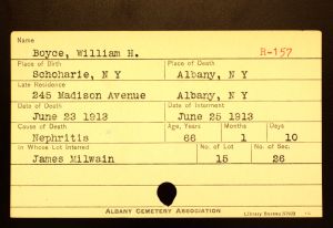 Boyce, William H - Menands Funeral Card Boyce, William H - Menands Funeral Card