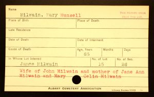 Munsell, Mary (Milwain)