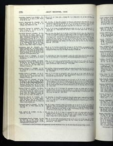 Luper, James R. US Army Service Registry Luper, James R. US Army Service Registry