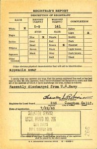 Mitchell, Erwin Lee Mil. Registration (2 of 2) Mitchell, Erwin Lee Mil. Registration (2 of 2)