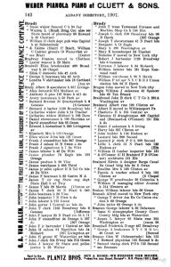 Bradt- Albany NY Directory p. 142 1907 Bradt- Albany NY Directory p. 142 1907
