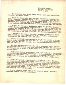 Cain, James VB - Vitae 1939-04-06