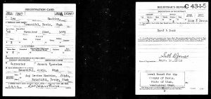 Hawkins, Leo C - WWI Registration Hawkins, Leo C - WWI Registration