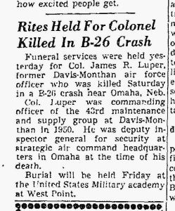 Luper, James R - Tucson Daily News - 1953-03-04 Luper, James R - Tucson Daily News - 1953-03-04