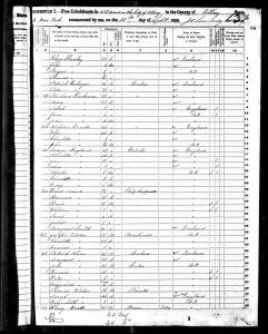 Bratt, Henry, 1850, Census, USA, Albany Ward 2, Albany, New York
