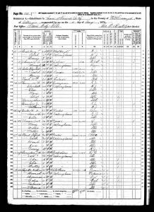 Mead, Alfred, 1870, Census, USA, Bardolph, McDonough, Illinois Mead, Alfred, 1870, Census, USA, Bardolph, McDonough, Illinois