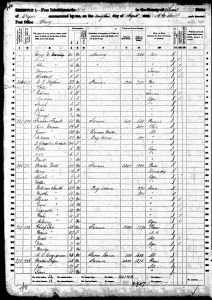 Rochester, Rochester, DeLavantia 1860 Census, USA, Albany, Linn Oregon Rochester, Rochester, DeLavantia 1860 Census, USA, Albany, Linn Oregon