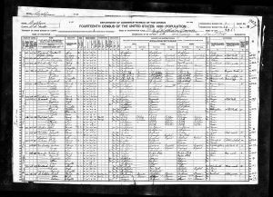 Spangler, Marton Luper, 1920, Census, USA, South San Francisco, San Mateo, California Spangler, Marton Luper, 1920, Census, USA, South San Francisco, San Mateo, California