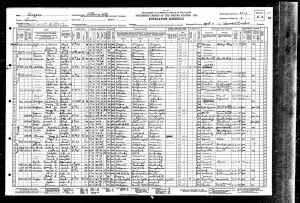 Census 1930 Albany, Linn Co., Oregon District 0003 Albany, Linn, Oregon, Sheet 5A