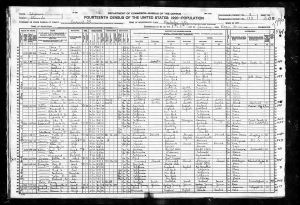 Cutter, Edward Ahern, 1920, Census, USA, Berkeley, Alameda, California