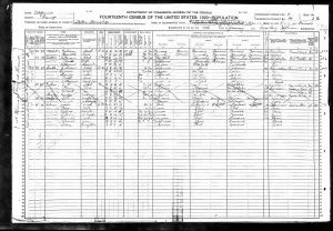 Smith, William Jasper, 1920, Census, USA, Fullerton, Orange, California Smith, William Jasper, 1920, Census, USA, Fullerton, Orange, California
