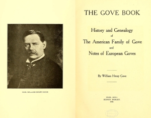 The Gove Book Title Page