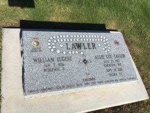 Taylor, Allie Lee (Lawler) - Headstone