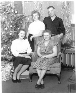 Asta Olson Hedlund, Bob, Mary Ann and Betty Asta Olson Hedlund, Bob, Mary Ann and Betty
